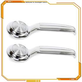 At823595g01 Autolight-store Chrome Door Handle Interior Front Left Right Side 2pcs For Chevy Gmc Suburban