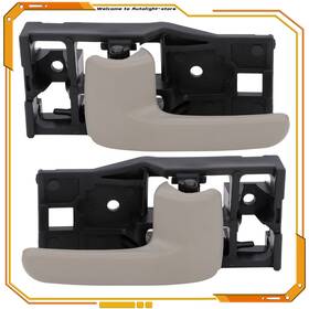 At829655s01 Autolight-store 2pcs Gray Inside Door Handles Rear Driver Passenger For 00-06 Toyota Tundra