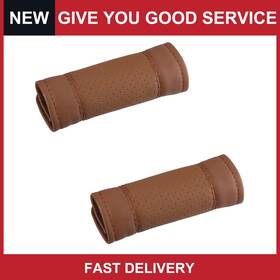 Automall Tech 766549361247 Universal Car Faux Leather Door Handle Cover Soft Protector Pack Of 2