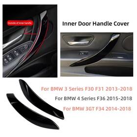 F30dho-bk Autopartpro8 2pcs For 2013-2018 Bmw 3 Series F30 F31 F34 Inner Door Handle Cover Protect Case