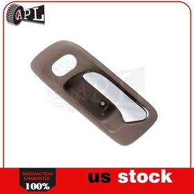 Ap121651l01 Autoparts-leader For 99-04 Honda Odyssey Front Inner Chrome And Beige Door Handle Driver Left Lh
