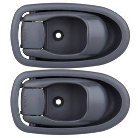 Us57e802g8378 Autoparts Union 2pcs For 01-04 Kia Spectra Door Handles Gray Interior Front Rear Left Side
