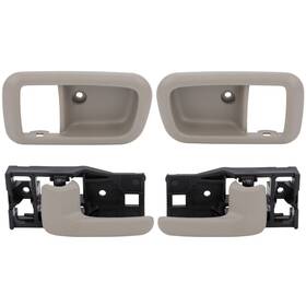 Us81u829n1665 Autoparts Union 2x Interior Rear Left Right Door Handle And Trims For Toyota Tundra 00-06 Gray