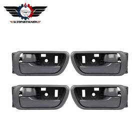Sad128378g01 Autopartsunion 4pcs Interior Gray Door Handle Fits Toyota Camry 2002-2006 Front Rear Left Right