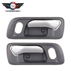 Sadp80239701s Autopartsunion For Honda Accord 98-02 Door Handles Gray Interior Inside Front Right Left Pair
