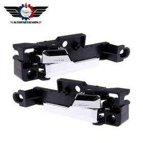 Sadp81236001s Autopartsunion Chrome Interior For Ford Fusion 2006-2012 Front Left And Right Pair Door Handle