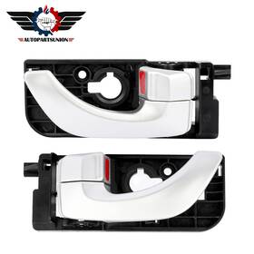 Autopartsunion Sadp82969601s 2pcs Interior Rear Left Right Side Door Handles For Hyundai Sonata 2005-2008