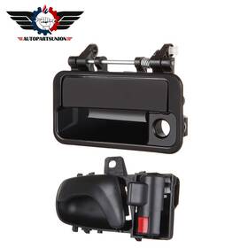 Sadp830867r01 Autopartsunion 1 Outside And Inside Door Handles Front Driver For 89-94 Suzuki Swift Geo Metro