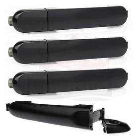 10068591 Autosuperstar 4 Pcs Front Rear Right Left Outside Door Handle For Nissan Versa 2007-2011