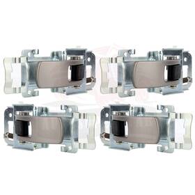 10081866 Autosuperstar 4 Right Left Interior Beige Black Door Handles For Chevrolet Equinox 2005-2009