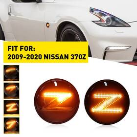 261601ek0a Auxito 261651ek0a Waterproof Sequential Smoke Led Side Marker Light Lamp Fit Nissan 370z 2009-2020