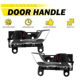 Auxito 692052812000 692062812000 Interior Handle Door 08-13 Fits Toyota Highlander Front/rear Right Left Primed F