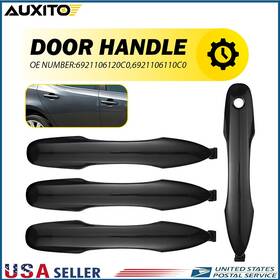 6921106120c0 Auxito 4pcs Front Rear Outer Exterior Handle Black For Toyota Prius Hatchback 2016-19 H