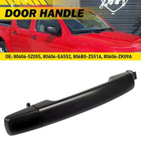 80606-zk09a Auxito Outer Door Handle Black Front/rear Right Smooth For 2005-2007 Nissan Pathfinder