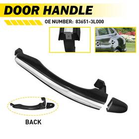 83651-3l000 Auxito Exterior Out Door Handle Rear Left Side Fit 2006-2011 Hyundai Azera