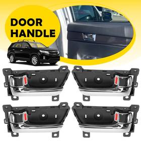 826201u000 Auxito Autoparts 826101u000 Interior Door Handle Set Of 4 For 2011-25 Kia Sorento Front Or Rear Side Chrome