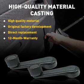 Ccyb-tacoma-95-04 Auxito 2set 2 Manual Window Crank Handles Gray For Toyota T100 Tacoma 4runner Corolla