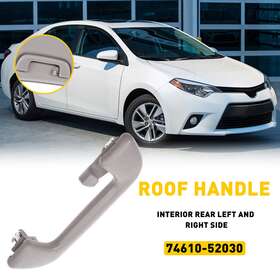 Cdfs-corolla-08-13-rg Auxito Left Roof Pull Handle Grab Grip Holder For Toyota Yaris Vios Corolla Aruis Prius