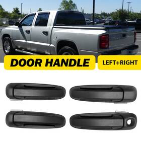 Fdh010030 Auxito 4x Exterior Door Handles Set Fit Dodge 2005-2011 Dakota Front Rear Left Right