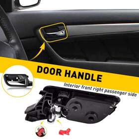 Ho1353132 Auxito Inside Interior Door Handle Rh Passenger Side Front For 2003-2007 Honda Accord