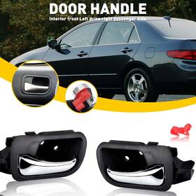 Mbs-nm-accord-03-07 Auxito Interior Door Handle For 2003-2007 Honda Kit Accord Of 2 Sedan Front Plastic