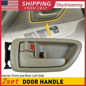 Mbs-nm-sequoia-01-07-lb Auxito 2set Fits Toyota Sequoia Avalon Inside Door Handle Trim Durable Left Driver Side