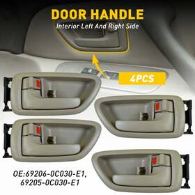 Mbs-nm-sequoia-01-07-rb Auxito 4pcs Inside Interior Door Front Handle Rear Set For Toyota Sequoia 2001-2007