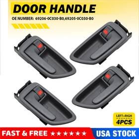 Mbs-nm-sequoia-01-07g Auxito Inside Door Handle And Bezel Driver Passenger For Toyota Sequoia Tundra 4pcs Set