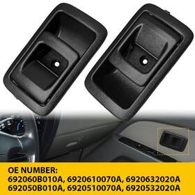 Mbs-nm-tacoma-01-04b Auxito New Black Interior Door Handle Set For 1987-2002 Toyota Camry / 4runner Pair