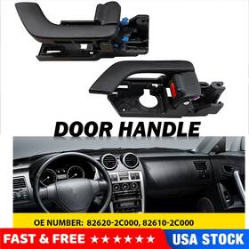 Mbs-nm-tiburon-03-08lr Auxito Pair Front Right Left Side Inside Interior Door Handle For Hyundai Tiburon 03-08