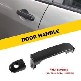Mbs-wm-versa-07-12-fl Auxito 1 Left Driver Side Front Outside Outer Exterior Door Handle For 2007-2012 Versa