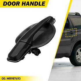 Mr987493 Auxito Part Outside Door Handle Exterior Rear Left Driver For 04-11 Mitsubishi Endeavor