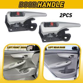 To1352162 Auxito Door Silver Handle Inside Front/rear Left For 2008-2015 Scion Xb 2008-2014 Xd Us