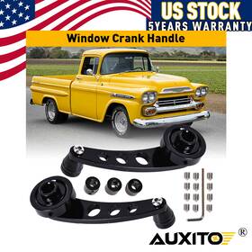Auxito Winders 2 2x Black Cnc Billet Aluminum Window Crank Handle Car Truck Glass Door