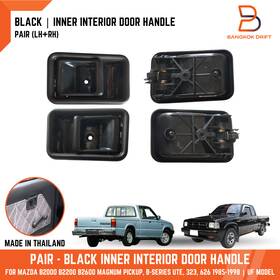 Bd S.pry Armm-05-074-122-15-003 Black Pair Inner Interior Door Handle For Mazda B2000 B2200 B2600 Pickup 85-93