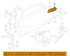 Be8z5422600aa Oem 11-13 Fiesta-interior Handle Ford Door