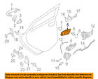 Be8z5422601ca Ford Oem Inside Door Handle Left