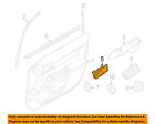 6h6z5422620aaa Bezel Ford Oem Lincoln Door-handle 07-09 Mkz Front