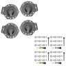Bhs02928 Diy Solutions Interior Door Handle Set Fits Jeep Commander
