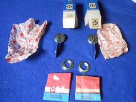 14g3764 Bmc 14g3763/14g3764 Nos Interior Door Handles Escutcheons Austin Healey 3000 Bj7 Bj8 14g3763/4
