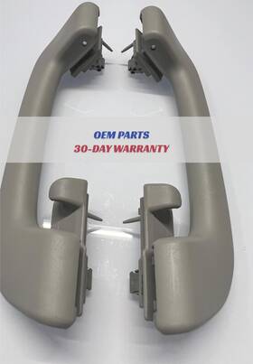 06542212 Bmw Oem 2 Pcs Set Rear Right And Left Roof Grab Handle Gray X3 F25