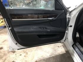 204.bm1u13 Bmw 2013-2015 740i Front Interior Door Trim Panel Left Driver Black 846945
