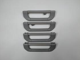 4445043718 Bmw 2006 - 2008 Oem 750li Front Rear Interior Overhead Grab Bar Handle Set Of 4