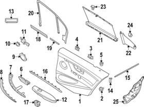 51-42-7-281-466 Bmw Genuine Pull Handle