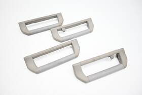 51161949638 Bmw 86-94 E32 5/7 Series Front And Rear Roof Headliner Grab Handle Set Gray Oem