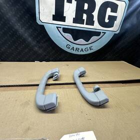 51167112467 Bmw E60 M54 B25 Idrive At Rear Left And Right Roof Grab Handle Gray