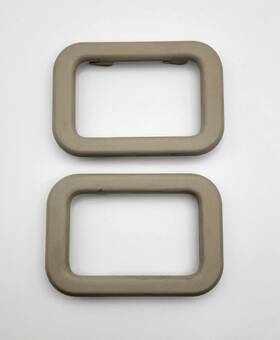 51211907929 Bmw 2x E28 E24 E30 E23 Interior Door Handle Cover Bezel Surround Trim Perlbeige