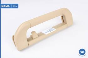 9143555 Bmw 06-08 750li E66 Rear Left Or Right Ceiling Headliner Grab Handle Beige Oem