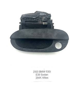 6t-6f60 Bmw Pa66 Pa6i/6t-6f60 97-03 E39 5-series Exterior Door Handle Black Front Left Driver Side