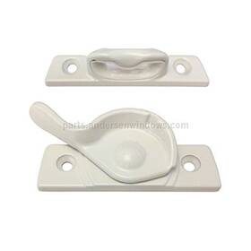 9069433 Brand Andersen Sash Lock And Keeper White Traditional Kit 2x1x0.5